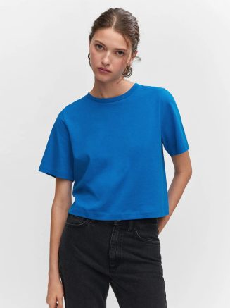 Mango Women T-shirt Short Sleeve